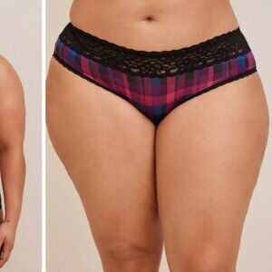 Second Skin Mid-Rise Hipster Lace Trim Panty